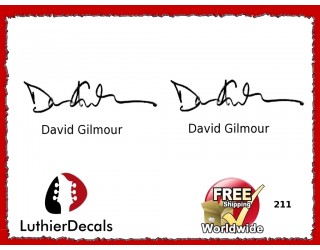 Guitar Players David Gilmour Signature Guitar Decal 211